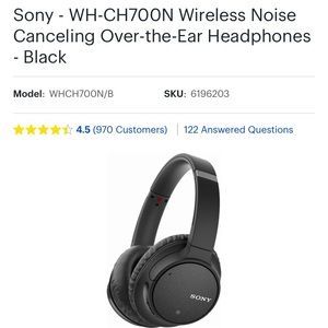 Brand new Sony Bluetooth Headphones